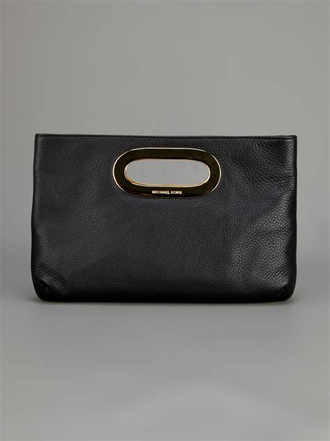 michael kors black berkley clutch bag|Michael Kors black clutch.